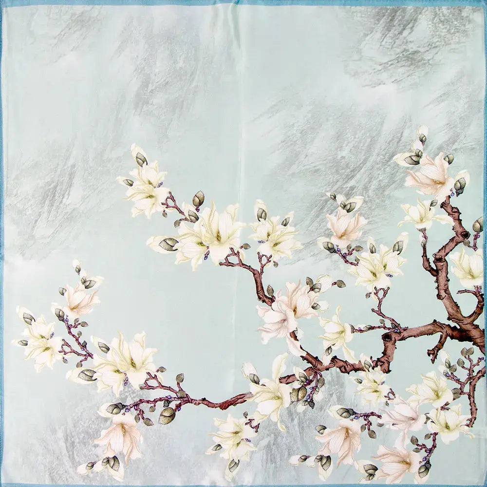 100 % Naturlig Sidenhalsduk – Kvinnors Bandana i Äkta Silke - Velinoro.com