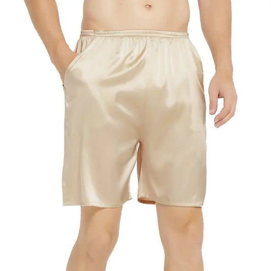 Herrshorts i 100 % Mullbärssilke – Lounge & Nattplagg | Velinoro Velinoro