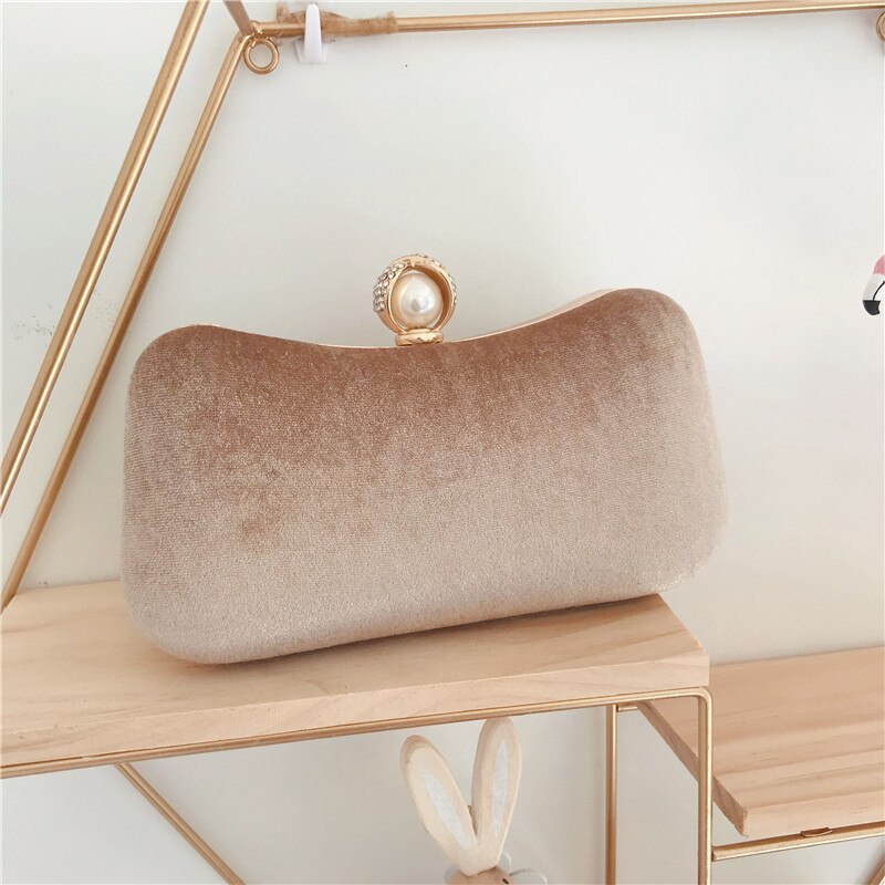 Sammets kuvertväska – elegant clutchbag 20x5x11 cm Kuvertväska Velinoro