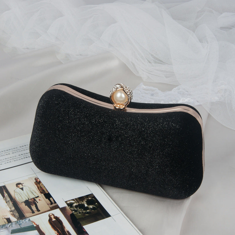 Sammets kuvertväska – elegant clutchbag 20x5x11 cm Kuvertväska Velinoro