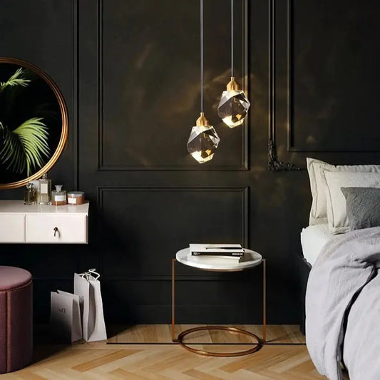 K9 Kristallampa – Linjär Hänglampa i Light Luxury Stil | Velinoro Velinoro