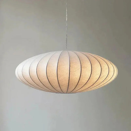 Taklampa i Silke – Handgjord Japansk Wabi-sabi Stil | Velinoro Velinoro